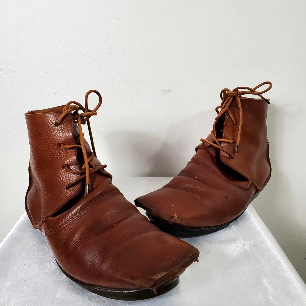 Trippen Schuhe Leather Ankle Brown Boots - Picture 15 of 15
